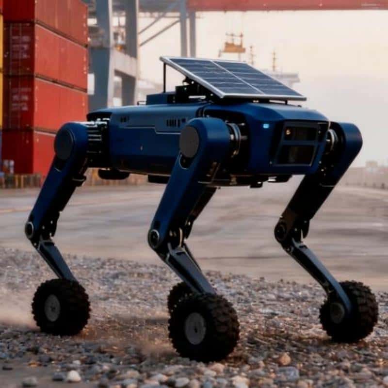 quadruped robot edge ai computer application